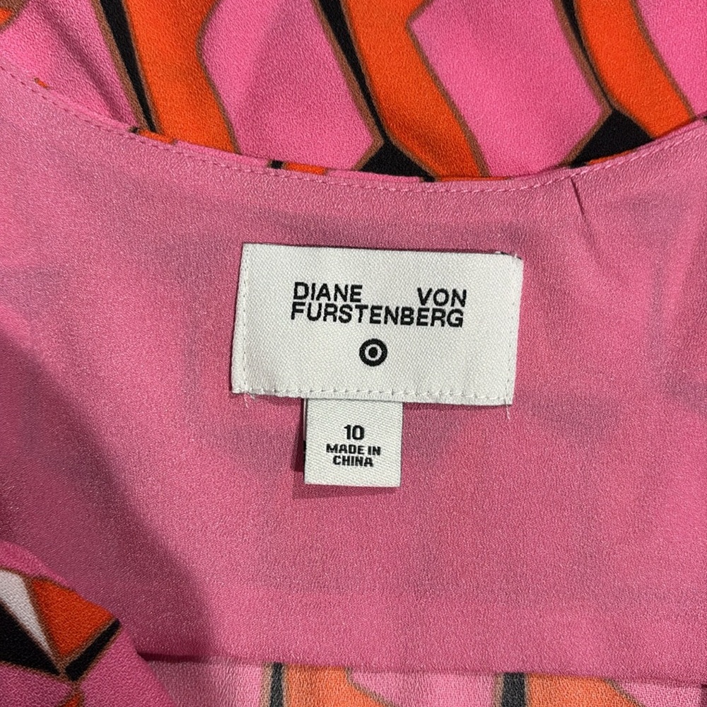 Diane Von Furstenberg & Target Geometric Go-go Mini Dress NWT - Picture 8 of 9